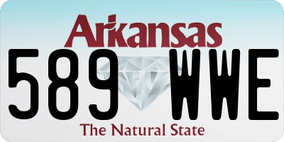AR license plate 589WWE