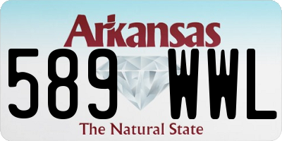 AR license plate 589WWL