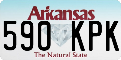 AR license plate 590KPK