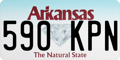 AR license plate 590KPN