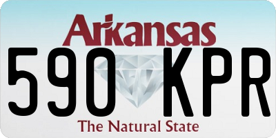 AR license plate 590KPR