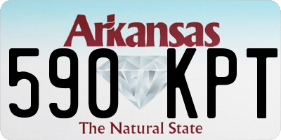AR license plate 590KPT