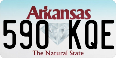 AR license plate 590KQE