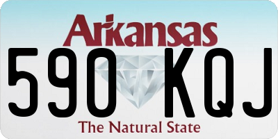 AR license plate 590KQJ