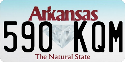 AR license plate 590KQM