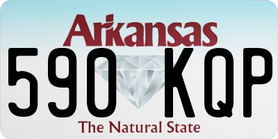 AR license plate 590KQP