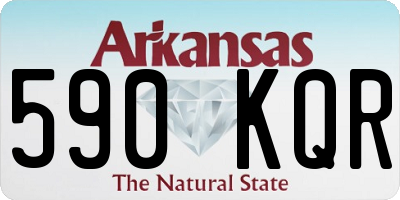 AR license plate 590KQR