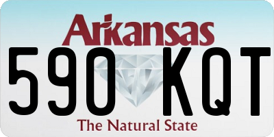 AR license plate 590KQT
