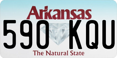 AR license plate 590KQU
