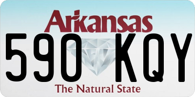 AR license plate 590KQY