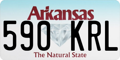 AR license plate 590KRL