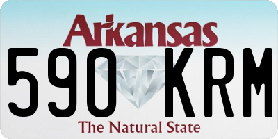 AR license plate 590KRM