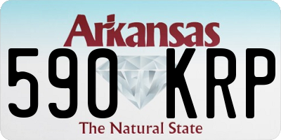 AR license plate 590KRP