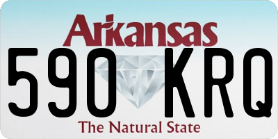 AR license plate 590KRQ