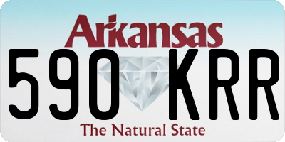 AR license plate 590KRR