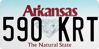 AR license plate 590KRT