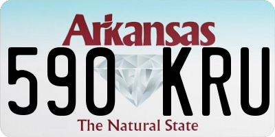 AR license plate 590KRU