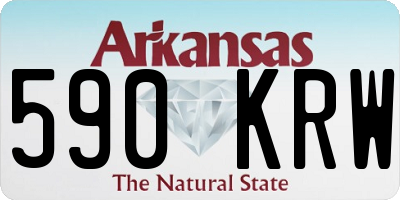 AR license plate 590KRW