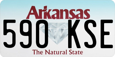 AR license plate 590KSE