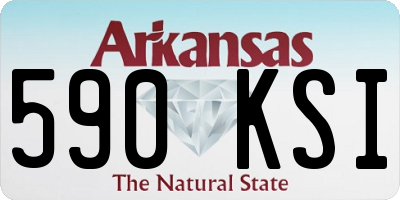 AR license plate 590KSI