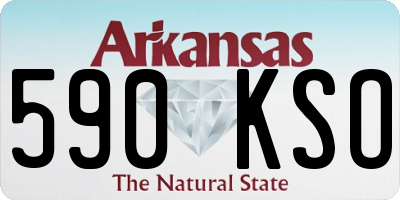 AR license plate 590KSO