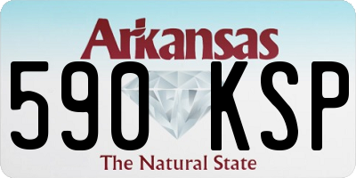 AR license plate 590KSP