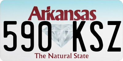 AR license plate 590KSZ