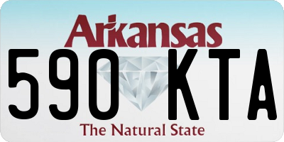 AR license plate 590KTA