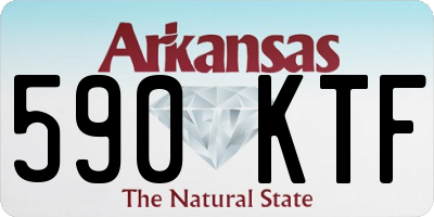 AR license plate 590KTF