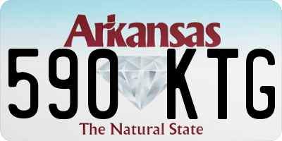 AR license plate 590KTG