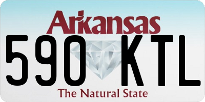 AR license plate 590KTL