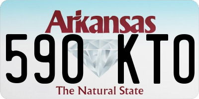 AR license plate 590KTO