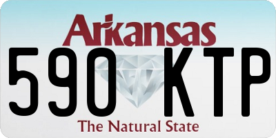 AR license plate 590KTP
