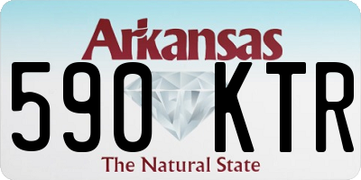 AR license plate 590KTR