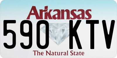 AR license plate 590KTV