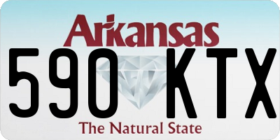 AR license plate 590KTX
