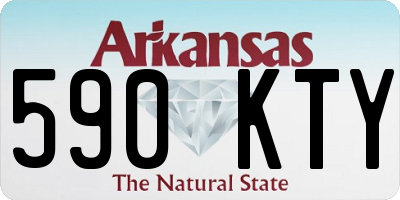 AR license plate 590KTY