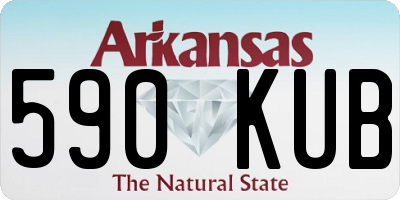 AR license plate 590KUB