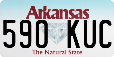 AR license plate 590KUC