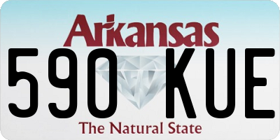 AR license plate 590KUE