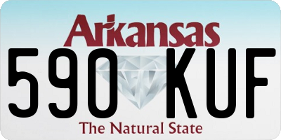AR license plate 590KUF