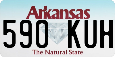 AR license plate 590KUH
