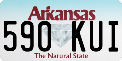 AR license plate 590KUI