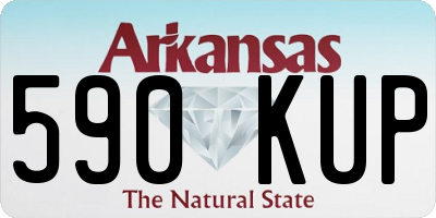 AR license plate 590KUP