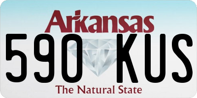 AR license plate 590KUS