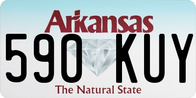 AR license plate 590KUY