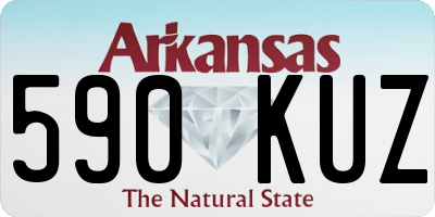 AR license plate 590KUZ