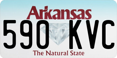 AR license plate 590KVC