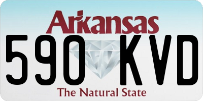 AR license plate 590KVD