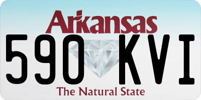 AR license plate 590KVI